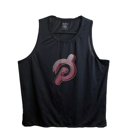 Peloton Muscle Tank Women's Size XL Side Slit Shirt Spin Work Out - Picture 7 of 8